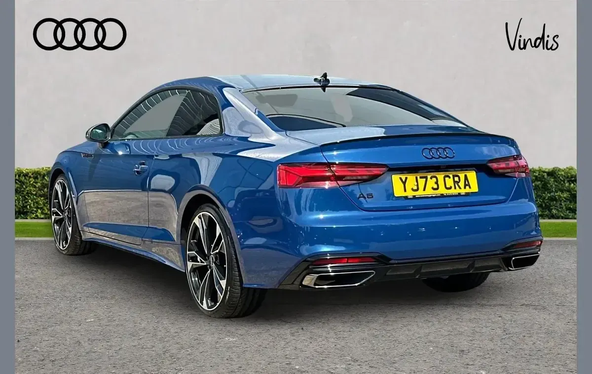 Used Audi A5 Black Edition 147 HP (108 kW) 2024 Blue Coupe