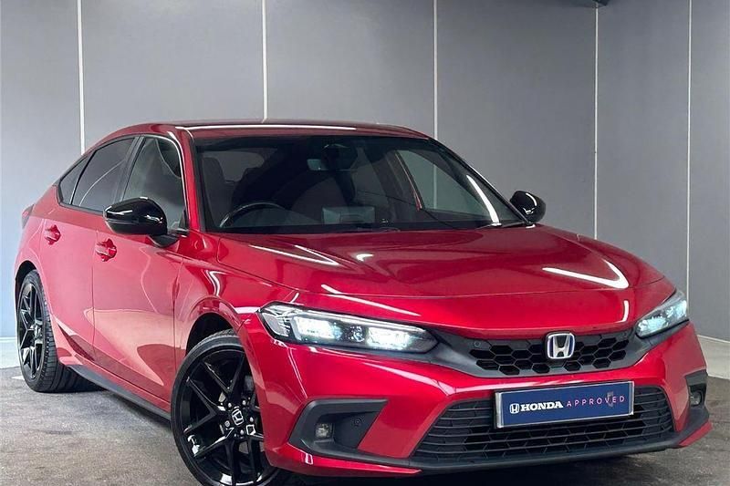 Red Used 2022 Honda Civic Sport Hatchback | £22,995 (Fair price) - Image 1/4
