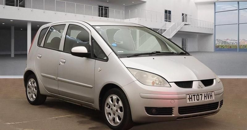 Silver Used 2007 Mitsubishi Colt Hatchback | £1,390 (Good price) - Image 1/4