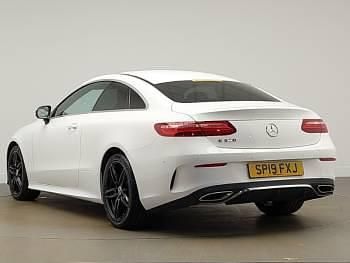 Used Mercedes E300 AMG line 245 HP (180 kW) 2019 White Coupe