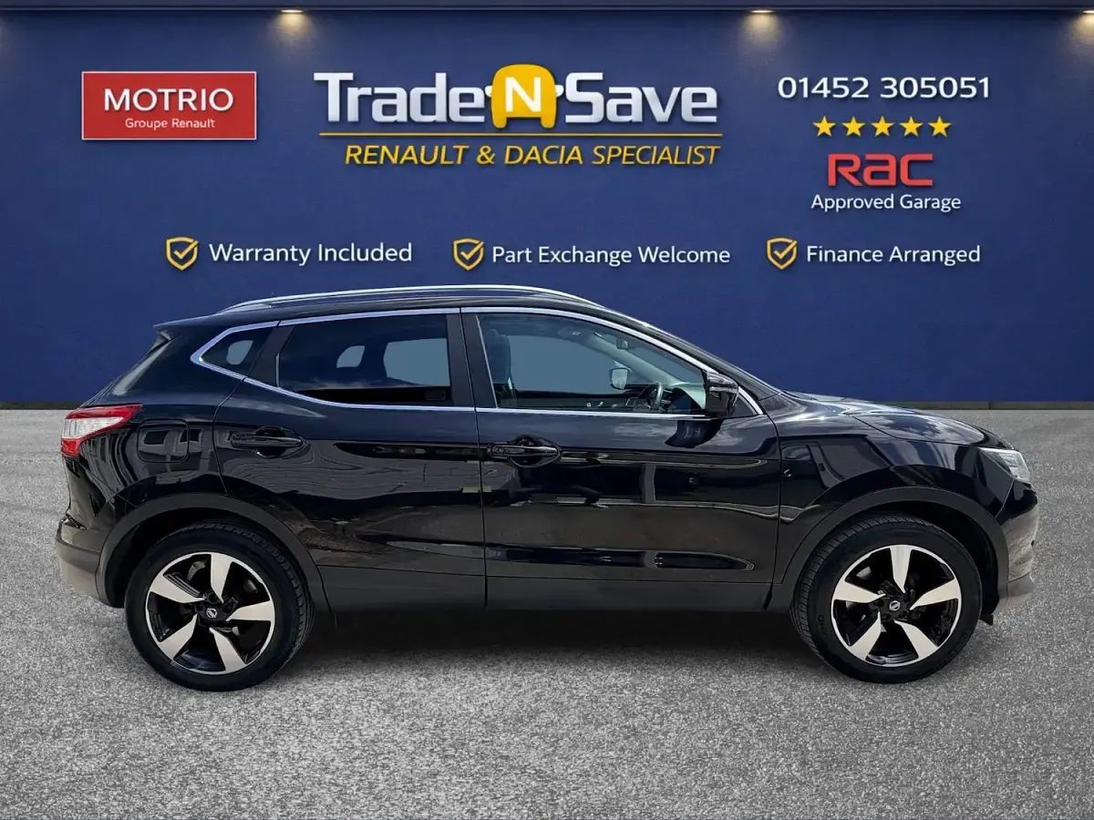 Used Nissan Qashqai N-Connecta 115 HP (84 kW) 2017 Black SUV