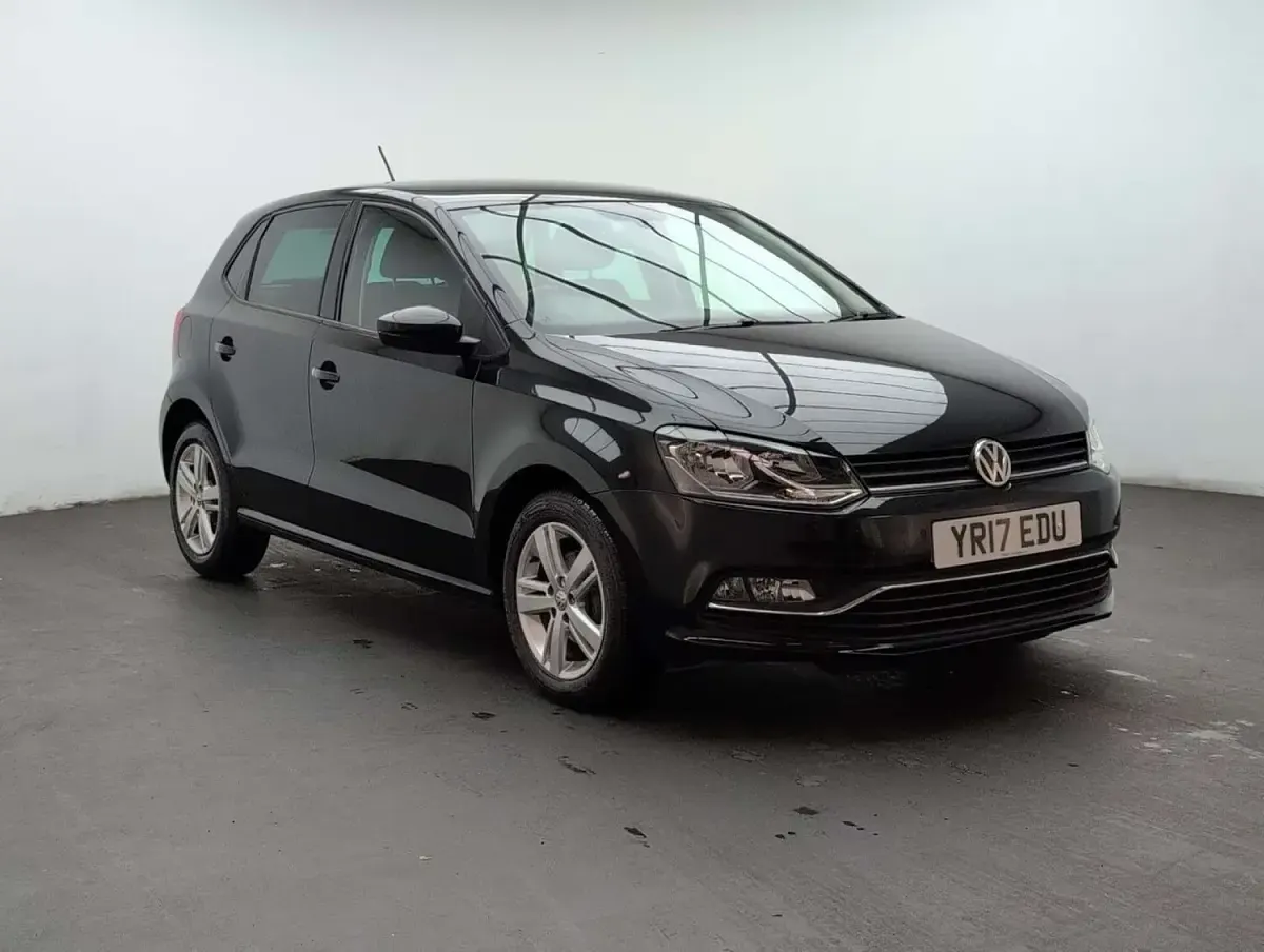 Used VW Polo Edition 90 HP (66 kW) 2017 Black Hatchback