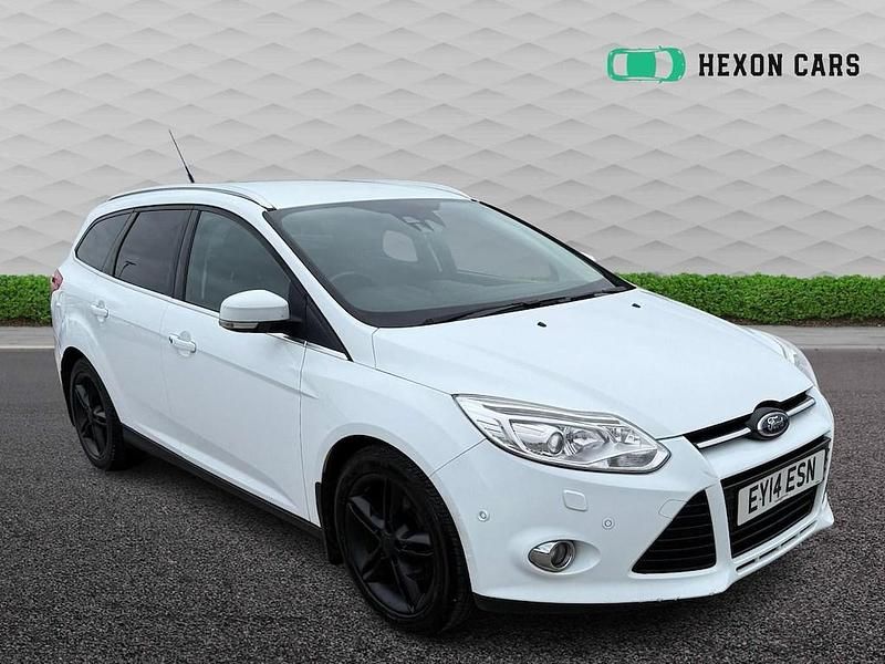 White Used 2014 Ford Focus Titanium X Estate | £6,495 (Fair price) - Image 1/3
