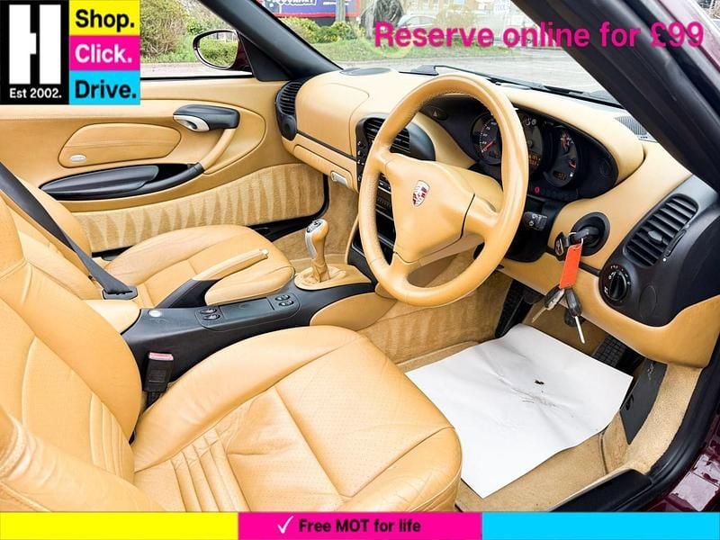 Used Porsche 986 Boxster 228 HP (167 kW) 2004 Red Cabriolet