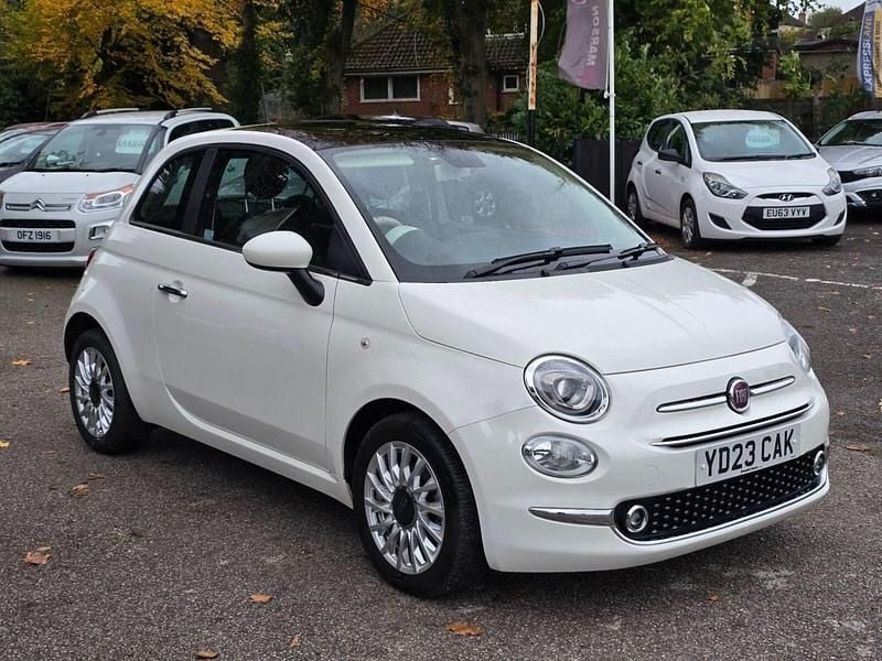White Used 2023 Fiat 500 S Hatchback | £11,995 - Image 1/4