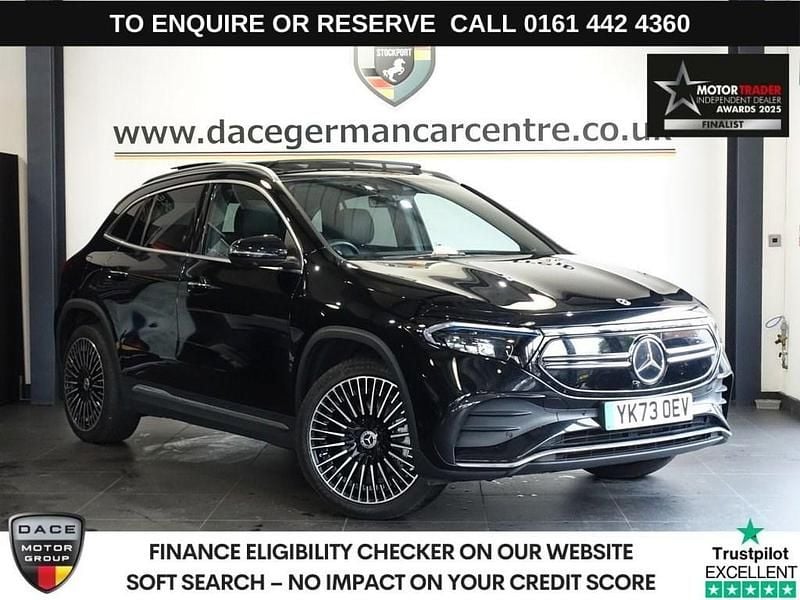 Black Used 2023 Mercedes EQA250+ AMG line SUV | £27,620 (Expensive) - Image 1/3
