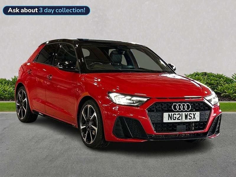 Red Used 2021 Audi A1 Black Edition Hatchback | £17,497 (A bit pricey) - Image 1/4