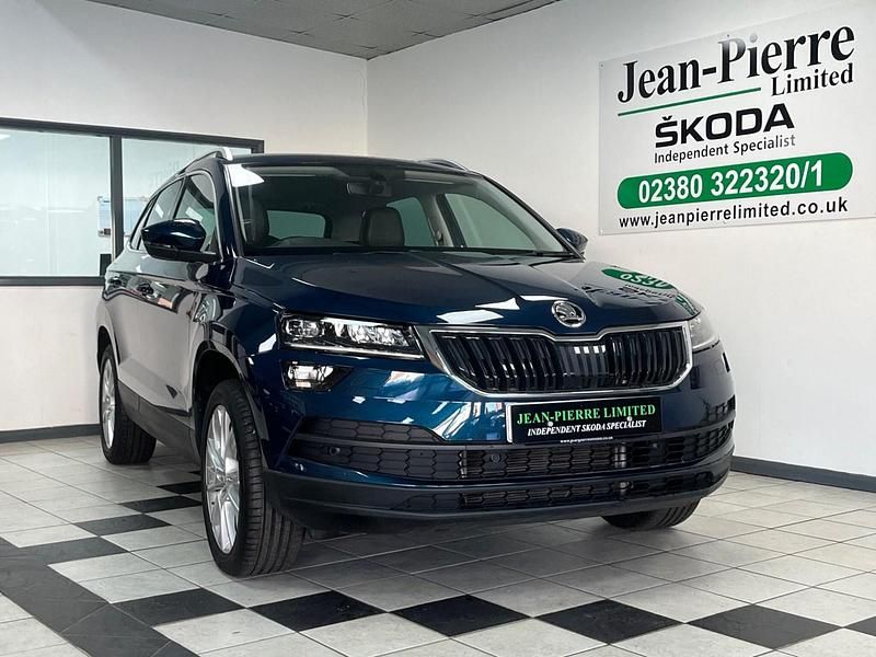 Blue Used 2020 Skoda Karoq SE L SUV | £17,990 (Fair price) - Image 1/4