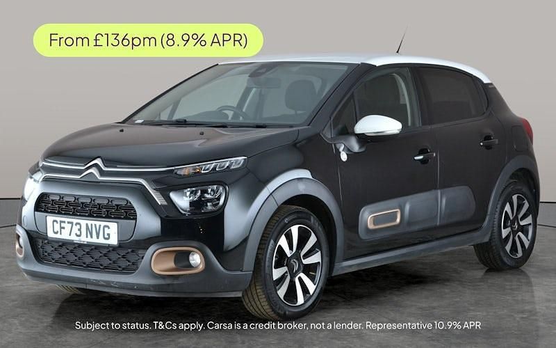 Black Used 2023 Citroën C3 PureTech Hatchback | £10,703 (Fair price) - Image 1/3