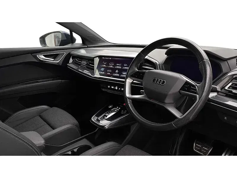 Used Audi Q4 e-tron S-Line 150 kW (204 HP) 2022 Blue SUV