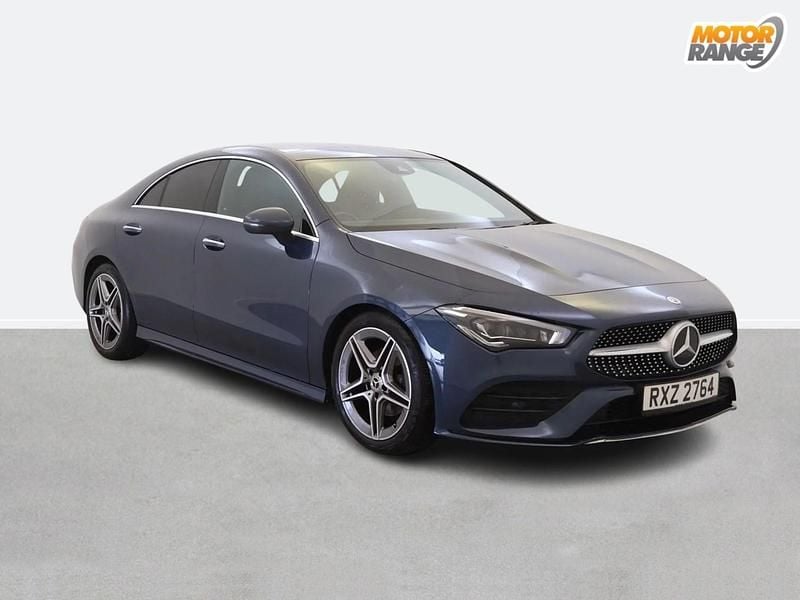 Blue Used 2022 Mercedes CLA180 AMG Line Premium Plus Sedan | £23,895 (Fair price) - Image 1/4
