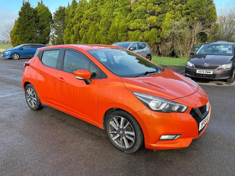 Used Nissan Micra Acenta 2019 Orange Hatchback
