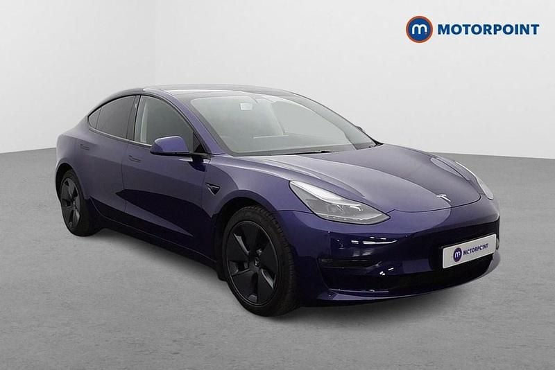 Blue Used 2021 Tesla Model 3 Long Range AWD Sedan | £22,699 (Fair price) - Image 1/4