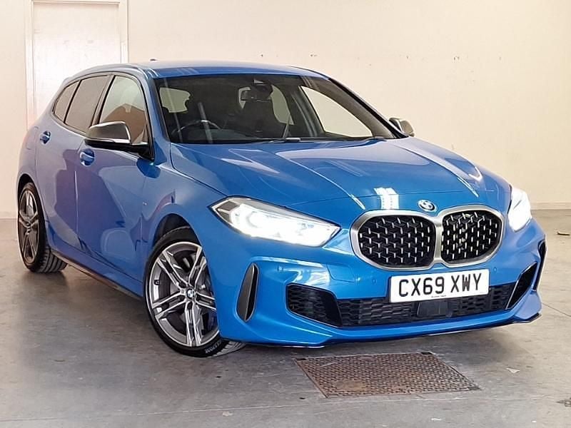 Used BMW M135 Comfort Edition 306 HP (225 kW) 2019 Blue Hatchback