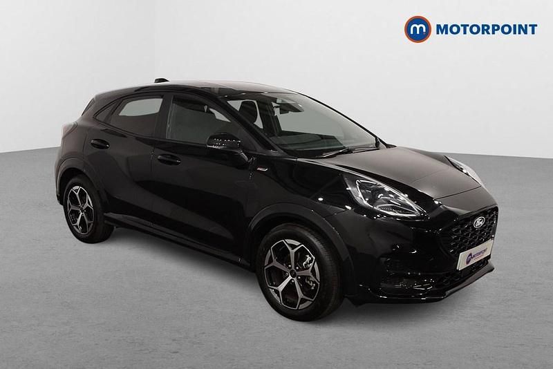 Black Used 2025 Ford Puma Gen-E ST-Line SUV | £20,699 (Fair price) - Image 1/4