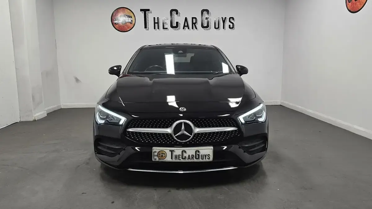 Used Mercedes CLA220 AMG line 190 HP (139 kW) 2019 Black Coupe