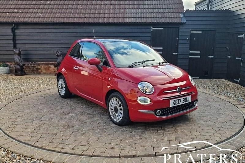 Red Used 2017 Fiat 500 Lounge Hatchback | £5,000 (Fair price) - Image 1/1