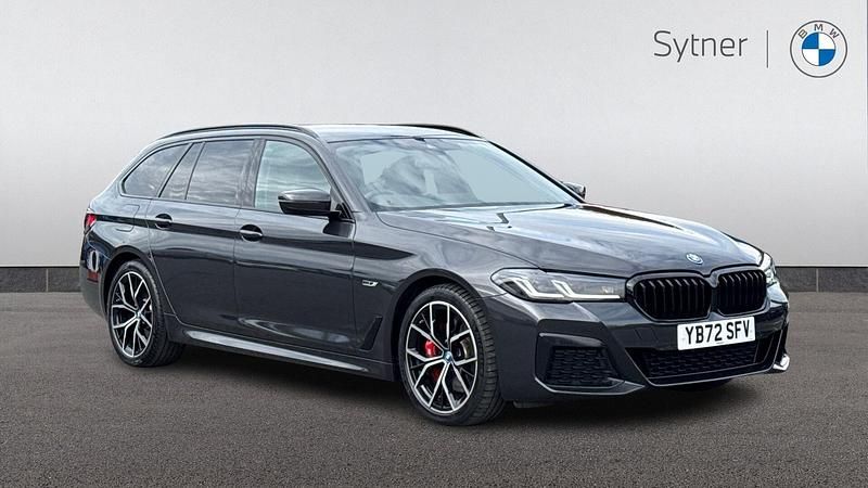 Grey Used 2022 BMW 530e M Sport Estate | £32,500 - Image 1/4