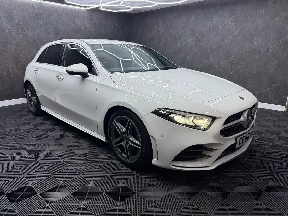Used Mercedes A200 AMG Line Premium 2018 White Hatchback
