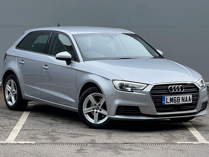 Silver Used 2018 Audi A3 Sportback Hatchback | £10,495 (Expensive) - Image 1/4