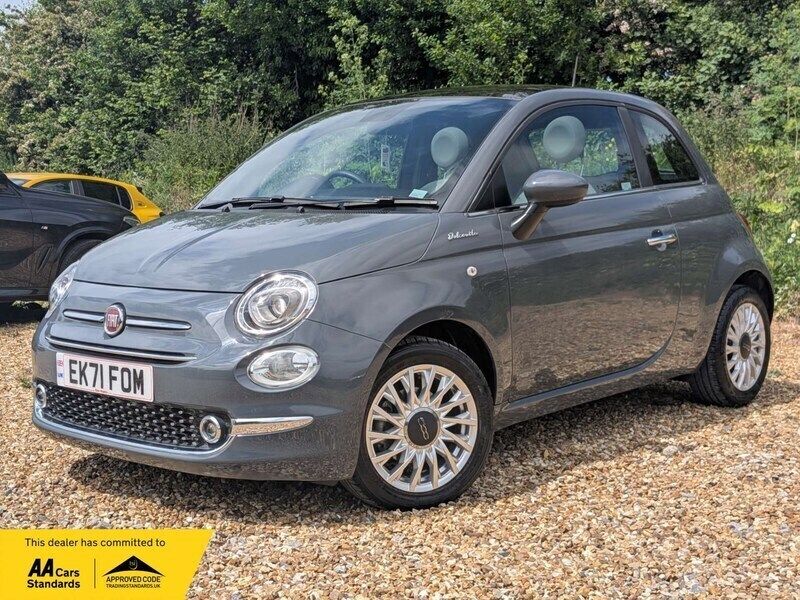 Grey Used 2021 Fiat 500 Dolcevita Hatchback | £10,500 (Fair price) - Image 1/4