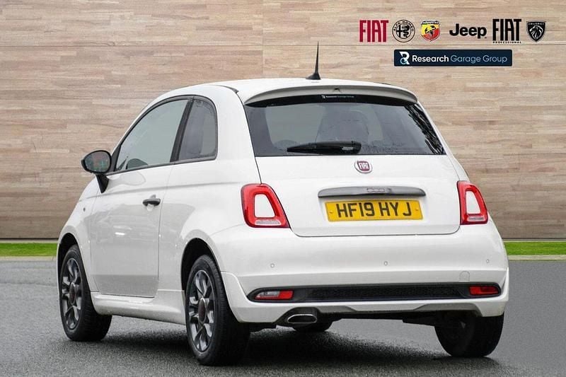 White Used 2019 Fiat 500 S Hatchback | £7,196 (Fair price) - Image 1/3