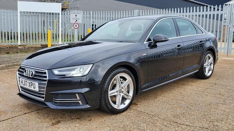 Black Used 2017 Audi A4 S-Line Sedan | £8,750 (Fair price) - Image 1/4