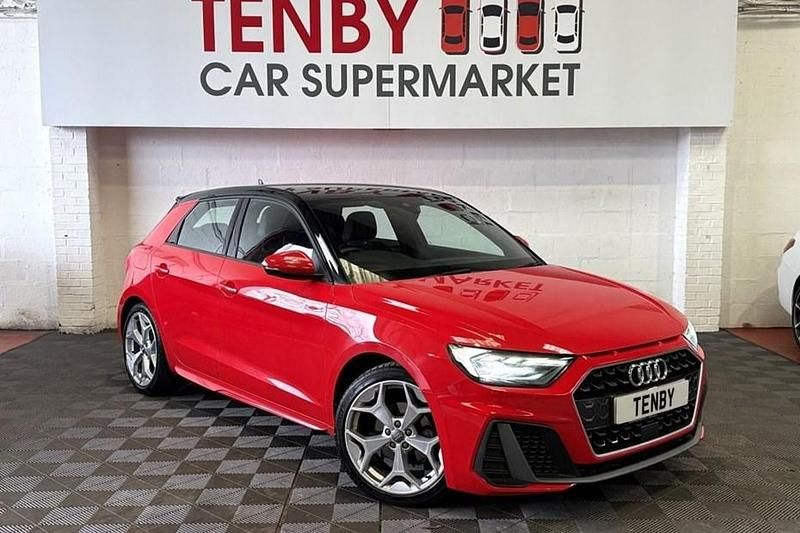 Used Audi A1 Sportback S-Line 116 HP (85 kW) 2019 Red Hatchback