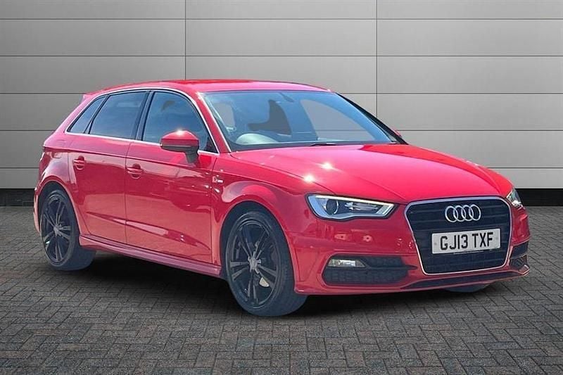 Red Used 2013 Audi A3 S-Line | £8,740 (Fair price) - Image 1/2