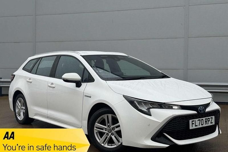 Used Toyota Corolla 122 HP (89 kW) 2020 White Estate