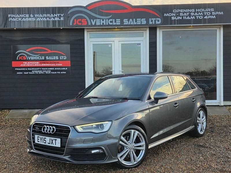 Used Audi A3 S-Line 2015 Grey Hatchback