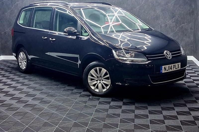 Black Used 2014 VW Sharan SE MPV | £5,490 (Fair price) - Image 1/1