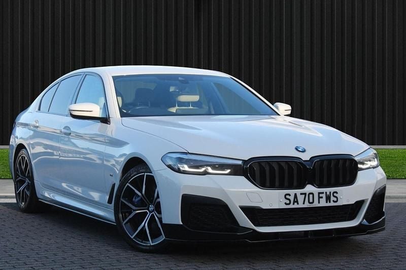 White Used 2020 BMW 530 M Sport Sedan | £28,485 (A bit pricey) - Image 1/4