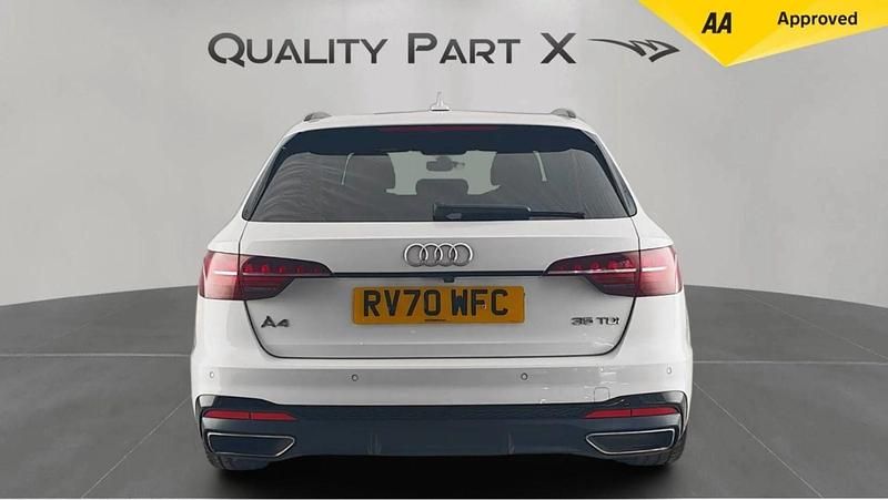 Used Audi A4 Black Edition 163 HP (119 kW) 2020 White Estate
