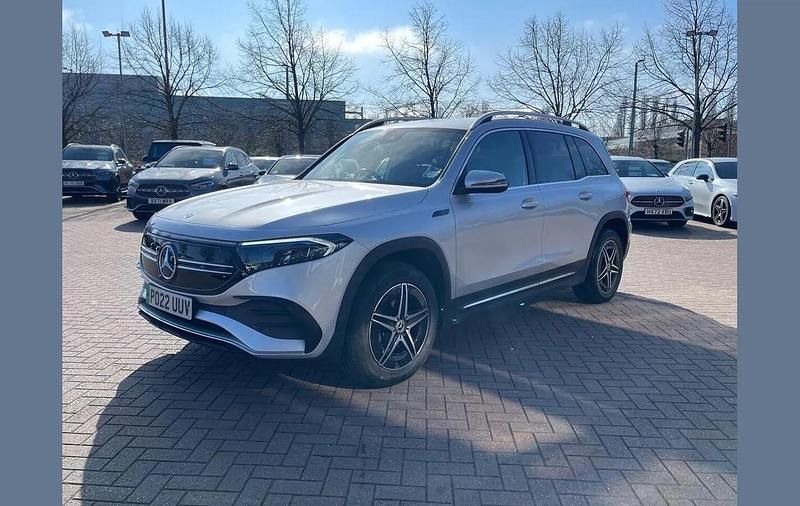 Used Mercedes EQB350 AMG line 214 kW (292 HP) 2022 Silver SUV