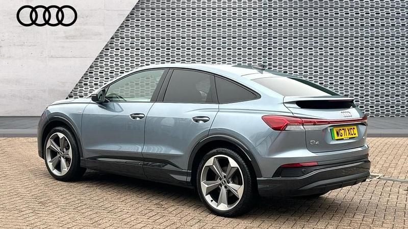 Used Audi Q4 e-tron Advanced Plus 150 kW (204 HP) 2022 Blue SUV