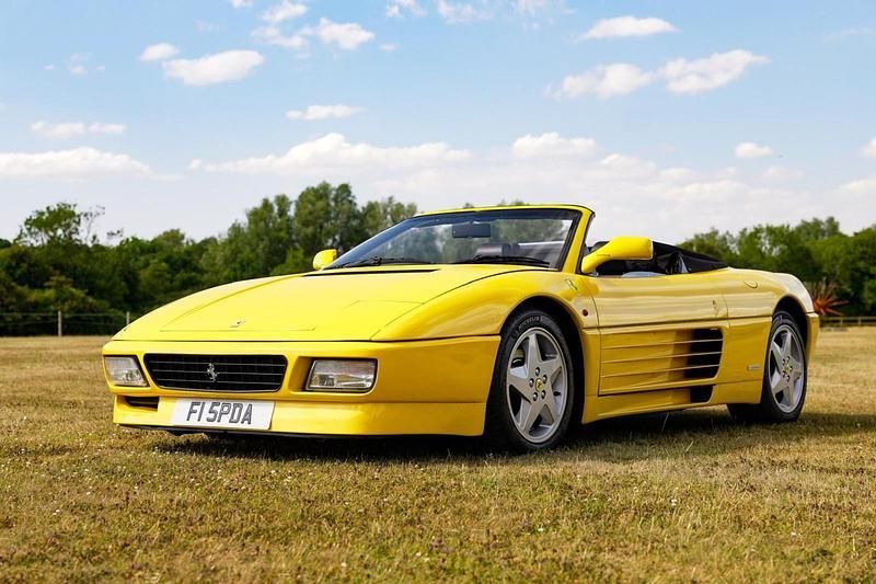 Used Ferrari 348 320 HP (235 kW) 1994 Yellow Cabriolet