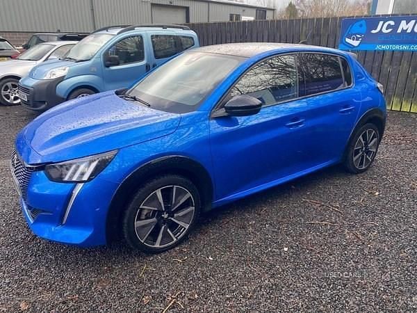 Used Peugeot e-208 GTi 100 kW (136 HP) 2023 Blue Hatchback
