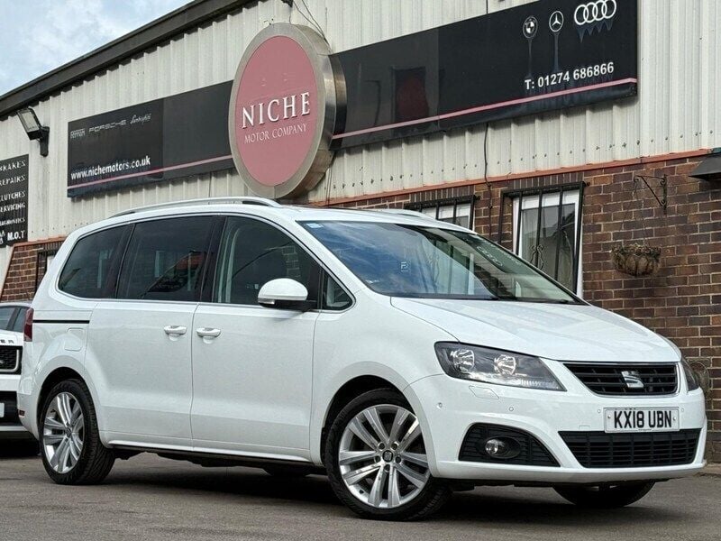 White Used 2018 Seat Alhambra XCELLENCE MPV | £13,690 (A bit pricey) - Image 1/4