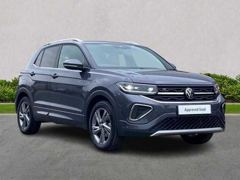 Grey Used 2024 VW T-Cross R-line SUV | £26,498 (A bit pricey) - Image 1/4