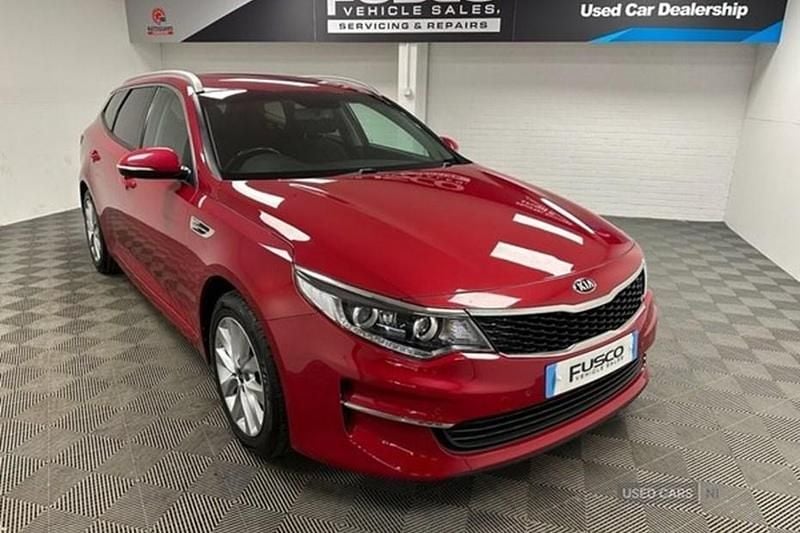 Red Used 2017 Kia Optima 2 Estate | £7,950 (Fair price) - Image 1/1