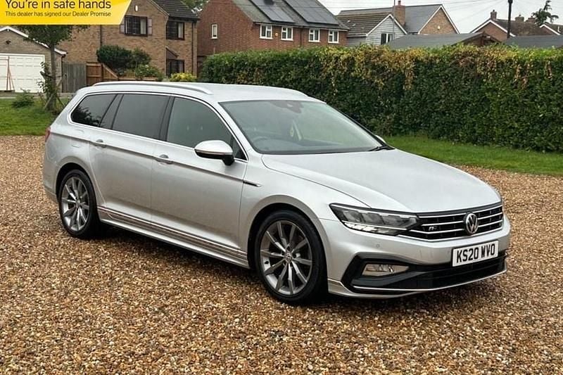 Silver Used 2020 VW Passat R-line Estate | £12,800 (Fair price) - Image 1/1