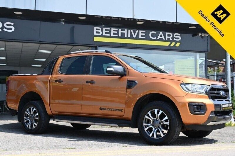 Orange Used 2020 Ford Ranger Wildtrack Pickup | £17,650 (Good price) - Image 1/4