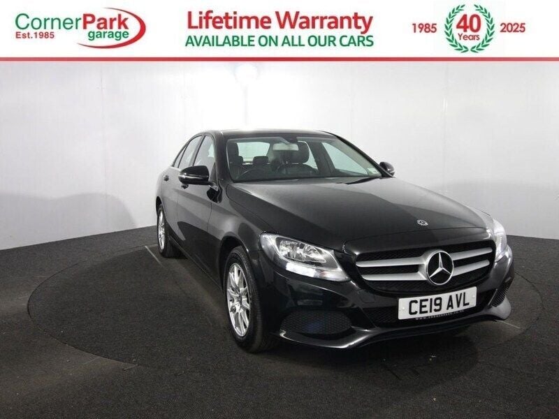 Black Used 2019 Mercedes C200 SE Sedan | £11,499 (Super price) - Image 1/4