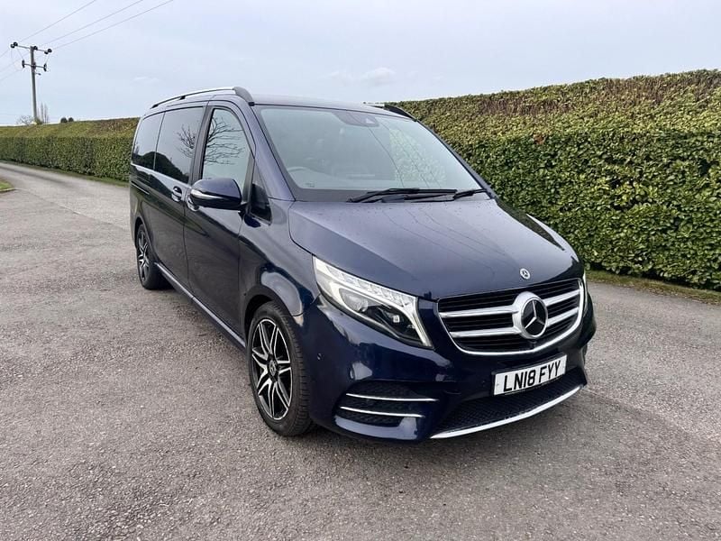 Used Mercedes V250 AMG line 2018 Blue MPV