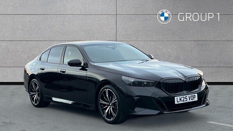 Black Used 2025 BMW 520 M Sport | £46,980 (Expensive) - Image 1/4