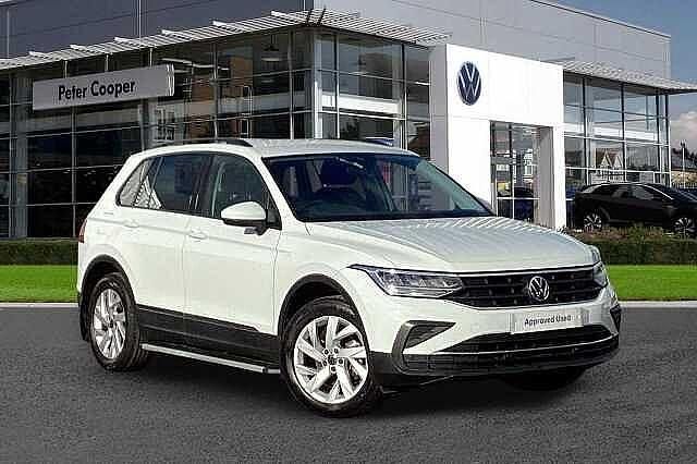 White Used 2022 VW Tiguan Life SUV | £18,491 (Good price) - Image 1/4