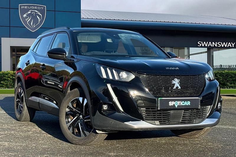 Black Used 2022 Peugeot e-2008 GT SUV | £12,350 (Good price) - Image 1/4