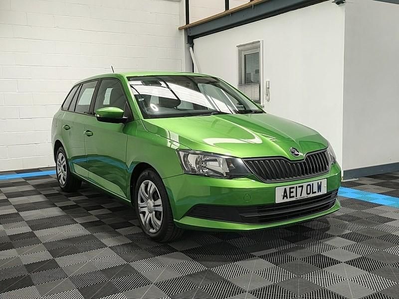 Green Used 2017 Skoda Fabia Estate | £4,995 (Good price) - Image 1/4
