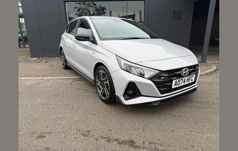 Lumen grey Used 2024 Hyundai i20 N Line Hatchback | £20,495 (Expensive) - Image 1/4